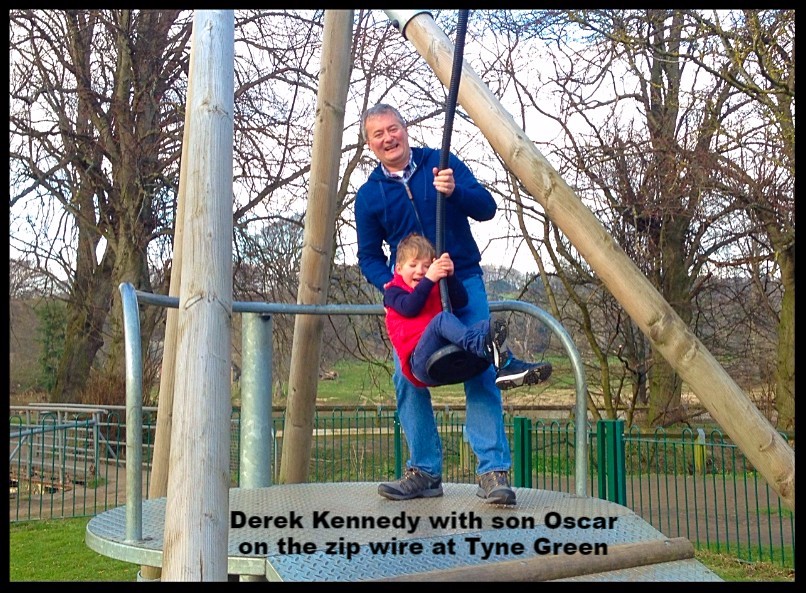 Tyne Green play park re-opens after the flooding