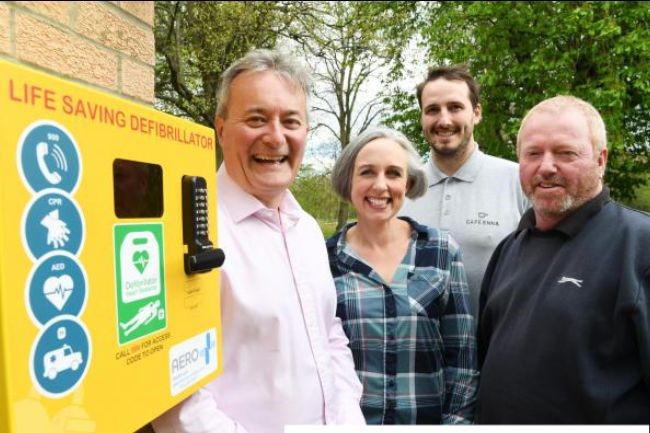 Hexham Tyne Green Defibrillator